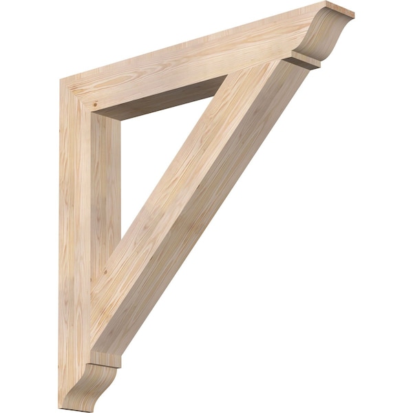 Ekena Millwork Traditional Traditional Smooth Bracket, Douglas Fir, 5 1/2"W x 42"D x 42"H BKT06X42X42TRA01SDF - main